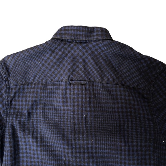 Fred Perry Blue and Black Checkered Button Down. - Picture 4 of 5